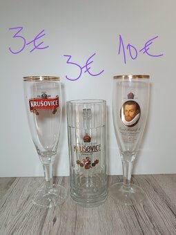 České pivové poháre 1 - 6