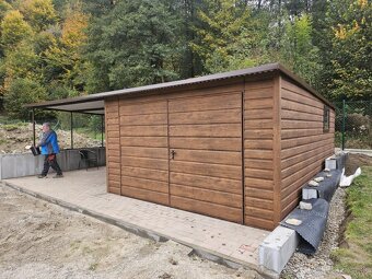 Plechové garáže od 3x5m - 6