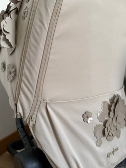 Cybex priam 4.0 simply flowers beige poťah + fusak - 6