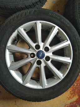 originál disky ford 5x108 +zimne gumu - 6