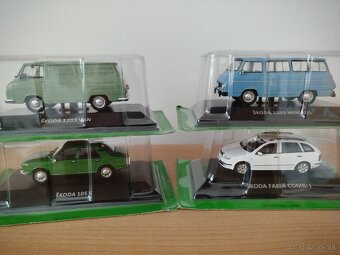 Predám modely škoda 1:43. cena za kus. - 6