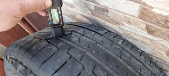 Predám originál vw disky VW r16 5x112 /Continental 205/55r16 - 6