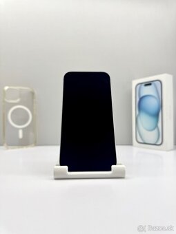 Apple iPhone 15 BLUE 128GB ORIGINÁL STAV+Príslušenstvo - 6