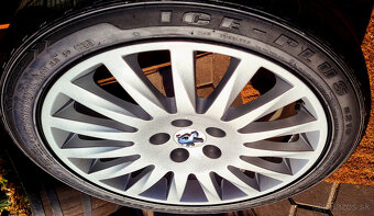 alu R18 5x108, senzory, zimné pneu, orig. Peugeot - 6