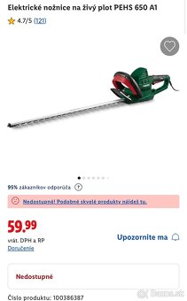 Nové elektrické nožnice na živý plot PARKSIDE - 6