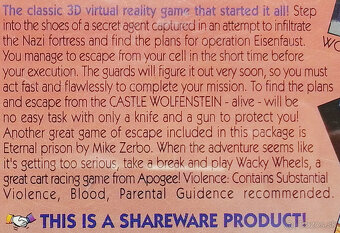 WOLFENSTEIN 3D SHAREWARE USA 1995 - 6