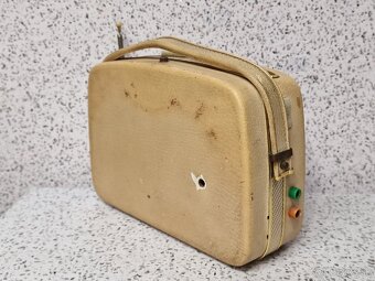 ALLWELLEN 》 Starožitné kabelkové radio / INGELEN TR 500 - 6