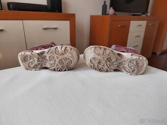 Sandále SLOVOBUV - bordové v.23 - 6