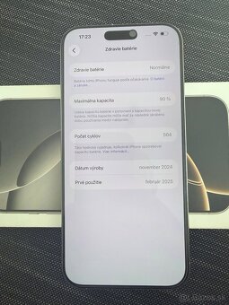iPhone 16 pro max 256GB,super stav - 6