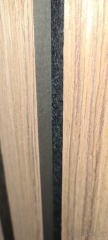 5ks posledné akustické panely TEAK lamely, obklad, platne - 6