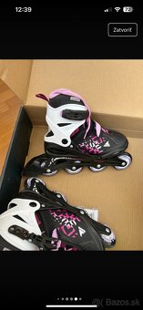 Rollerblade dievčenské korčule nastaviteľné 33-38 - 6
