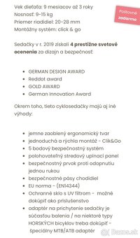 Predna detska sedacka na bicykel - 6