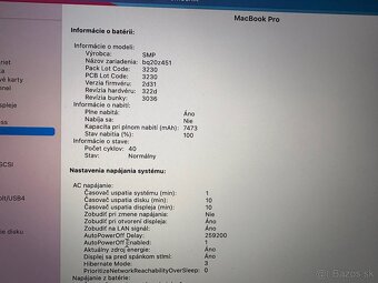 Predám Macbook PRO 15” - 6
