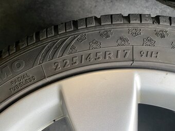 predám ALU disky s pneumatikami/250E/ + jazdené pneu/40E/ - 6