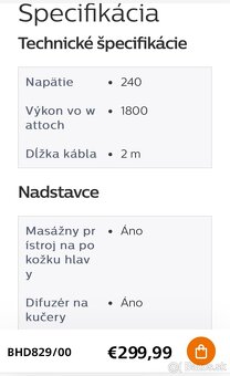 Sušič vlasov Philips SenseIQ - 6
