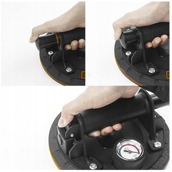 Vákuová prísavka s manumetrom ručná - 6