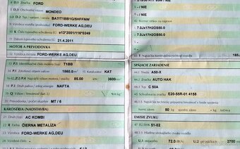 FORD MONDEO MK4 1.6 TDCI 2011 predám PIATE DVERE KOMBI - 6