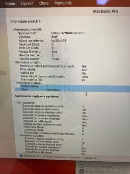 Apple MacBook Pro 15" 2018 Space Gray Wi-Fi  - 1 Cyklus - 6