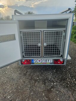 Privesny vozik pre 4 velkych psov - 6