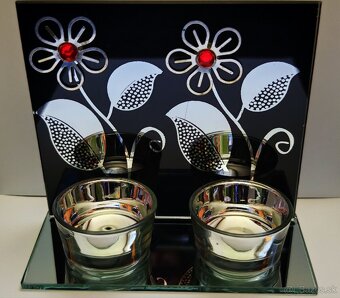 Nový sklenený svietnik. - 6