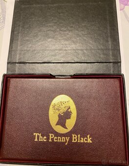 platinový odražok Black Penny a originál 1.známky světa - 6