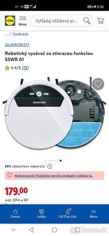 🆕Nový 🆕 Robotický vysávač so stieracou funkciou SSWR A1 ⚠️ - 6