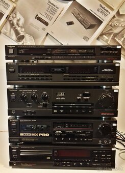 Zostava TECHNICS A01 tuner, equalizer, zosilnovac, CD, deck - 6