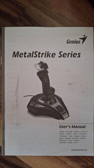 Genius Metal Strike 3D Joystick for PC (Black/ Blue) - 6