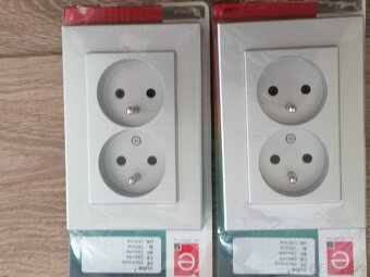 NOVÉ vypínače, zásuvky zn. E2 elektro, vzor cube2 - 6