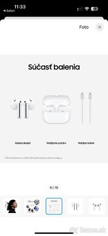 Samsung Galaxy Buds3, SM-R530NZWAEUE, Biela - 6