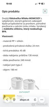 Elektronická odsávačka mlieka - 6