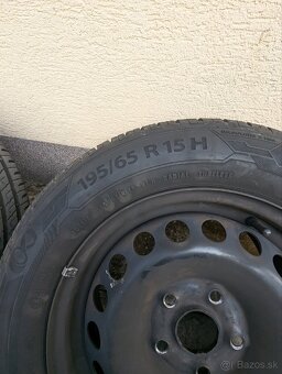 Predám kolesá zo Škody Octavia 2 . 195/65/R15 H - 6