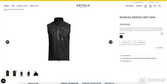 Nová bežecká merino vesta Devold Running Merino Vest Man - 6