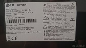 Tv LG26LV2500 uhlopriečka 66cm - 6