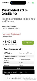 Meopta ZD 6-24 x 56 RD MOA - 6