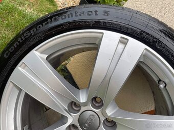 Orig. alu disky. AUDI A4 A5 5x112 8J x18 ET 25 245 40 R18 - 6