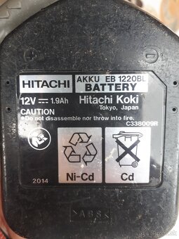 Akuskrutkovač HITACHI - 6