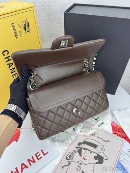 Elegantná dámska kabelka v štýle Chocolate Silver - 6