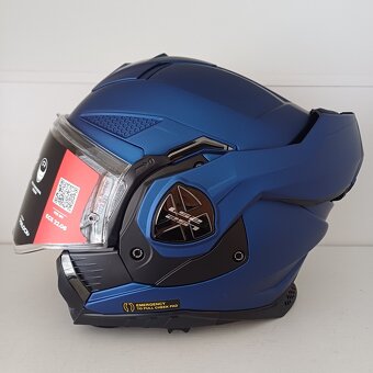 Silniční překlápěcí přilba LS2 ADVANT X Navy Blau - 6
