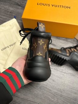 Louis Vuitton tenisky zenske black komplet balenie - 6