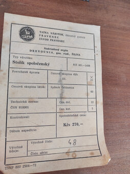 Tatra Pravenec stolík - 6