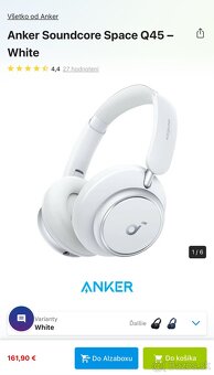 Anker Soundcore Space Q45 White ANC - 6