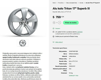 17" 5x112 ŠKODA SUPERB 3 – TRITON - 6