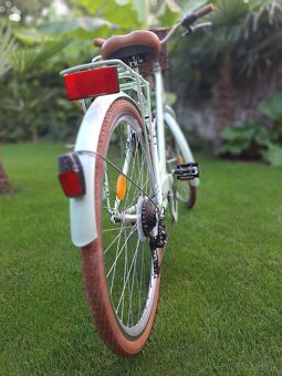 Mestský bicykel KENZEL s košíkom a detskou sedačkou - 6