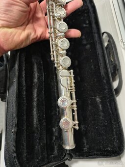 Priecna flauta Yamaha 211SII (so striebornou hlavou) - 6