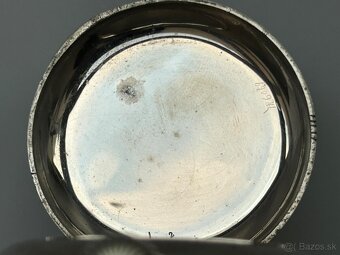 Monstrózné staré kapesní hodinky s lokomotivou, 66mm, 202g - 6