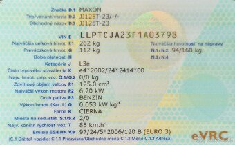Predám skúter Maxon 125 cm3 - 6