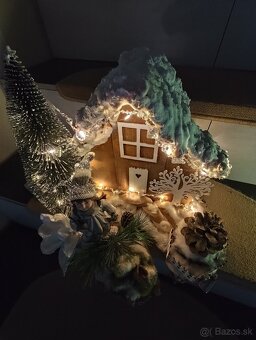 Vianočná dekorácia domček - 6