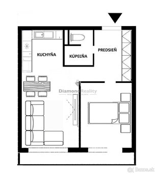 PREDANÝ - PREDAJ 2 IZBOVÝ BYT S KOMOROU A LODŽIOU NA ULICI R - 6