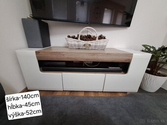 TV stolík + polica + konferečný stolík - 6
